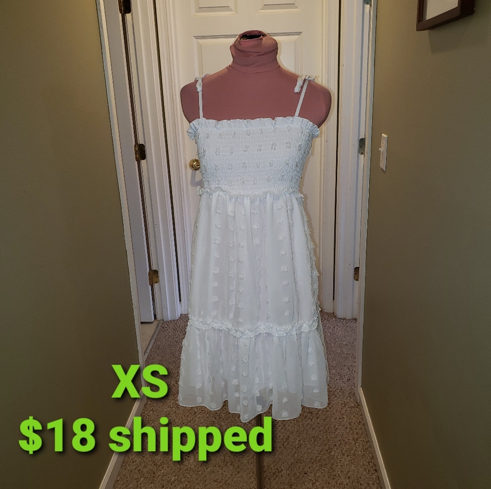 White sun dress